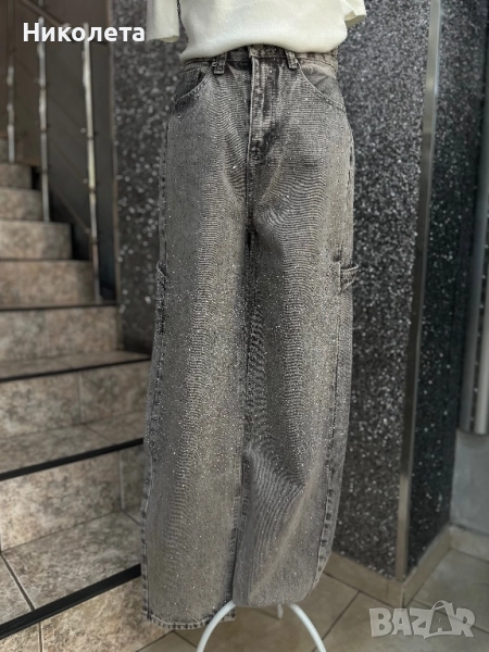 Дънки с камъчета , снимка 1