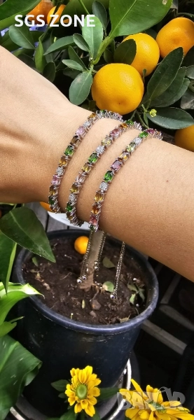 СРЕБЪРНА ГРИВНА С ТУРМАЛИН, снимка 1