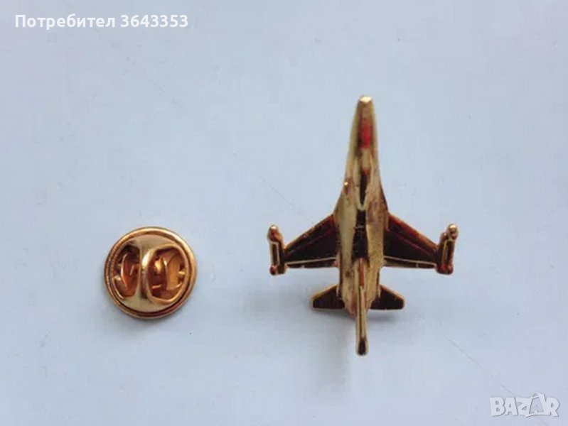 Значка изтребител F-16, снимка 1