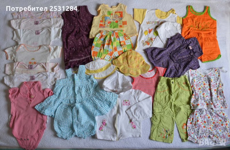 Бебешки лот / бебешки сет в 20 части / бебешки дрехи ръст до 80 см.	, снимка 1