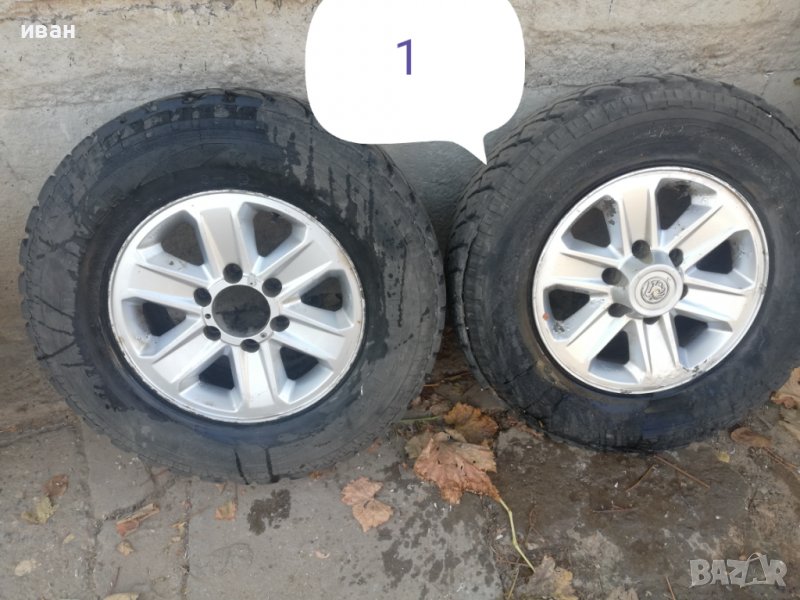 Джипови джанти 16-ки с 6 дупки, снимка 1