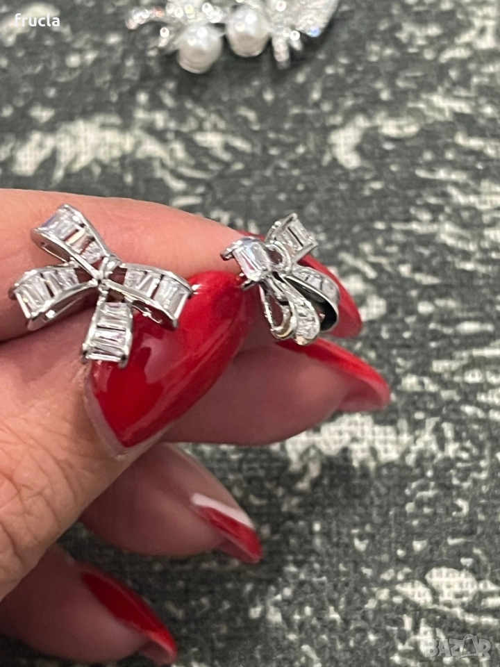 Обеци с Кристали Панделки, снимка 1