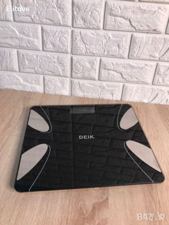 Дигитален цифров кантар с Bluetooth, функция за изчисляване на телесни мазнини и приложение за телеф, снимка 1