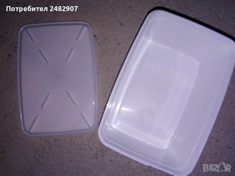 Пластмасова кутия с капак - 0,400 кг, снимка 1
