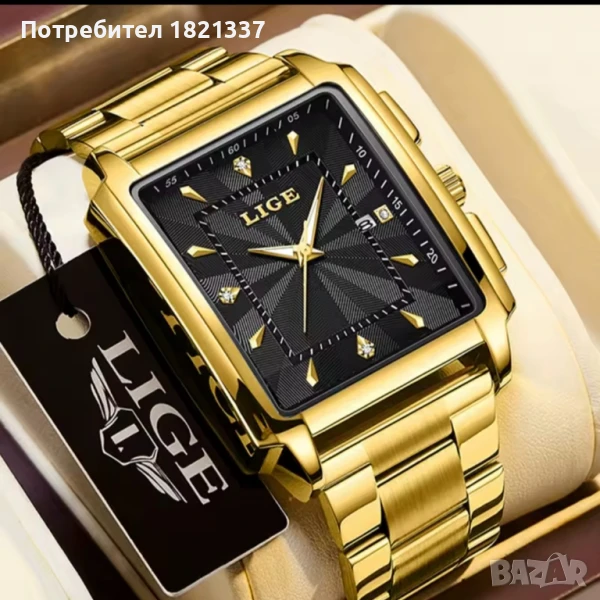 Стилен мъжки часовник LIGE, снимка 1