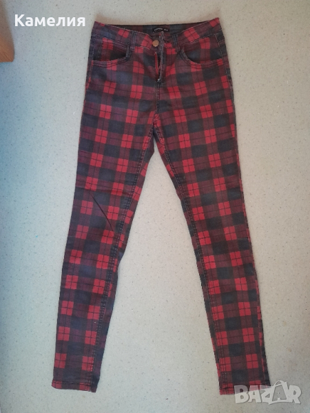 Дамски кариран панталон, S-размер , снимка 1