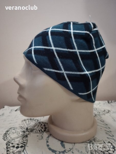 Зимна двойна фина плетена шапка , снимка 1