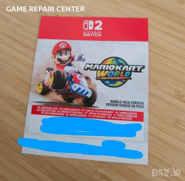Mario Kart WORLD за Nintendo Switch 2 DigiKEY, снимка 1