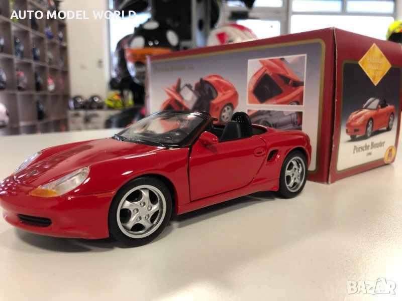 Метална колекционерска количка PORSCHE BOXTER 1996г.1:24 НОВА, снимка 1