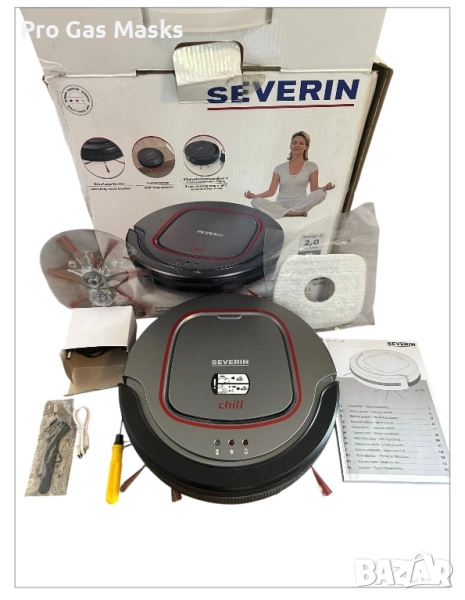 Прахосмукачка Робот Немска Severin Chill Детектор за стълби Автоматизирана Чисто Нова Батерия, снимка 1