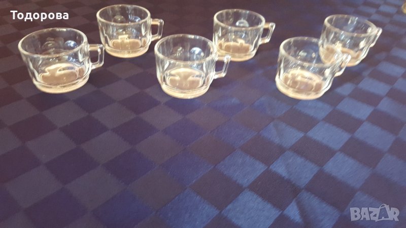 Стъклени чашки за кафе., снимка 1