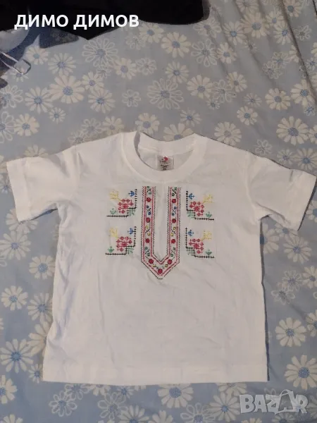 Детска тениска  със шевица, снимка 1