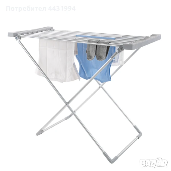 Електрически сушилник за дрехи Homa HCD-1255, 6 м, 8 тръби, до 10 кг, снимка 1