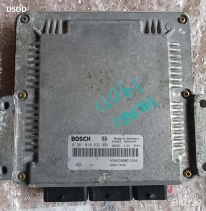 Компютър двигател / ECU 0281010632 за Renault Trafic 1.9 DCI, Opel Vivaro 1.9 DTI, снимка 1