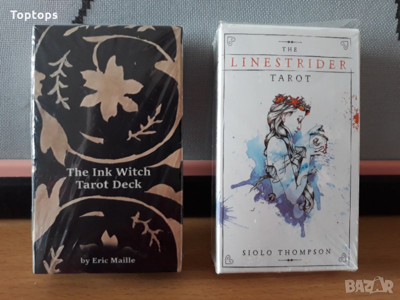 Таро карти, различни от масовите: Ink Witch Tarot & Linestrider Tarot, снимка 1