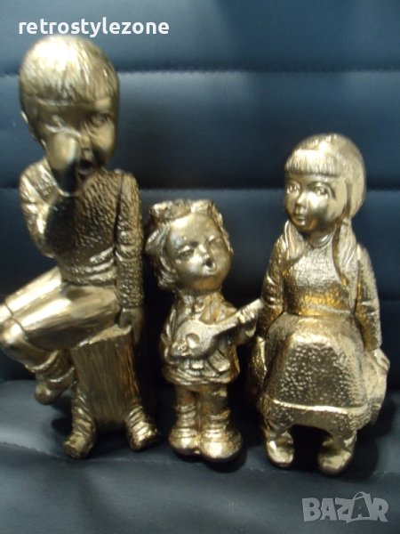 № 7259 три стари фигури / статуетки , снимка 1
