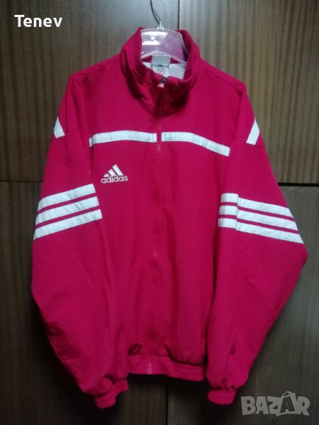 Adidas Vintage оригинално мъжко червено яке ретро винтидж размер 42/44 - L, снимка 1