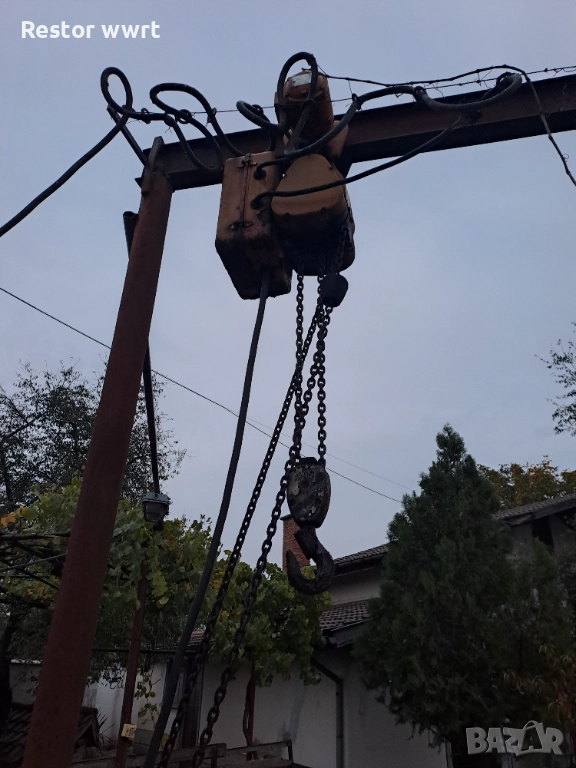 Телфер трифазен Балканкар 500кг, снимка 1