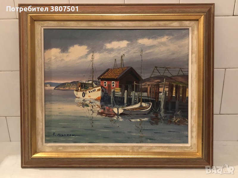 КАРТИНА С МАСЛЕНИ БОИ  , снимка 1