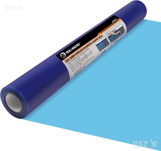 ROLLINGDOG Протектор за килими - Защитно фолио за килими (600 мм * 30 м), снимка 1