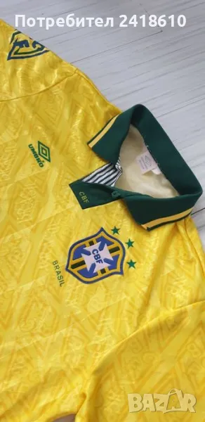 Umbro Brasil 1991 - 1993 Mens Size L ОРИГИНАЛ! Мъжка Тениска!, снимка 1