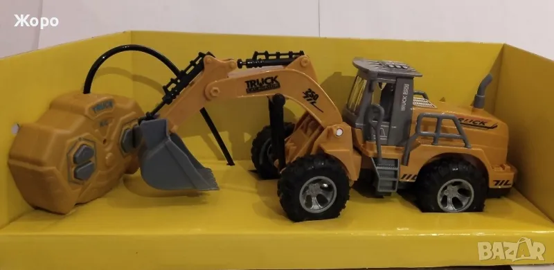 ДЕТСКИ СТРОИТЕЛЕН БАГЕР С ДИСТАНЦИОННО УПРАВЛЕНИЕ С ЗВУК И СВЕТЛИНА КН2626, снимка 1