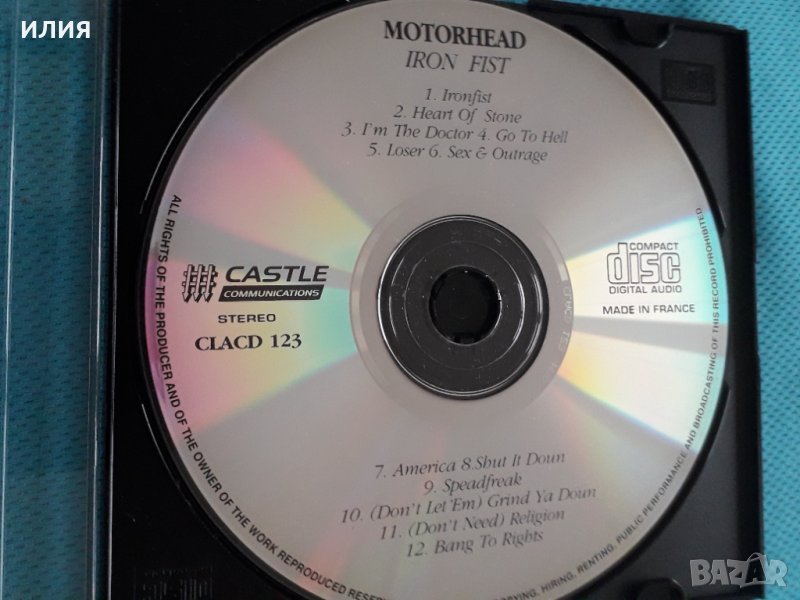 Motörhead – 1982 - Iron Fist(Castle Communications PLC – CLACD 123), снимка 1