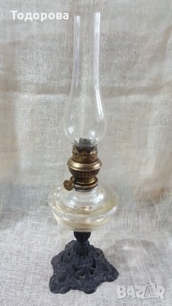 Старинна газена лампа, снимка 1