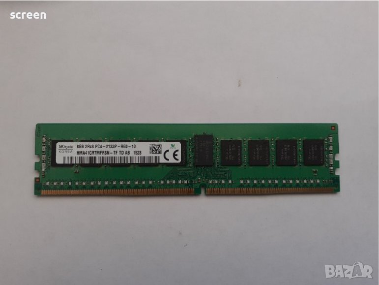 8GB ECC DDR4 2133 -Рам памет за сървър или работни станции, снимка 1