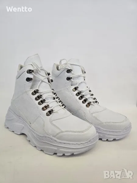 Мъжки боти - Бели, снимка 1