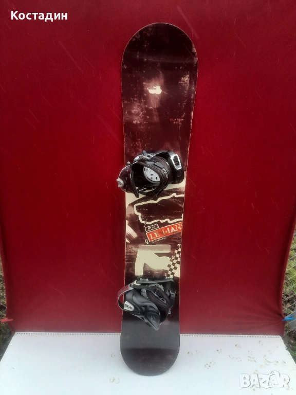 Сноуборд STUF  LE MANS 165см,  с автомати, снимка 1