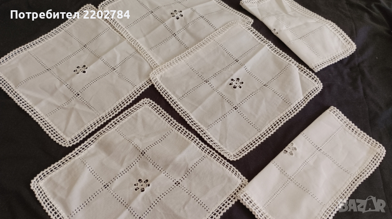 Салфетки за хранене от плат., снимка 1