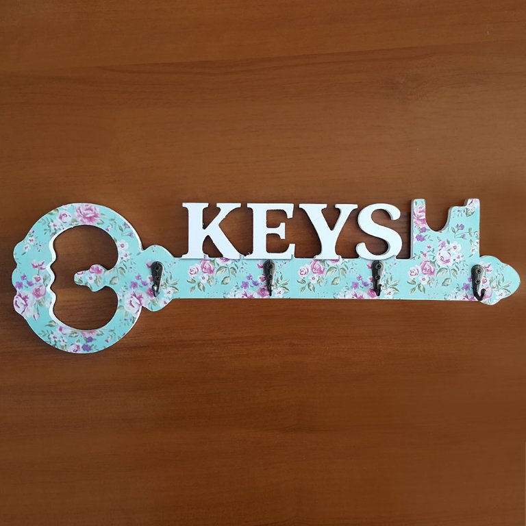 Декоративна закачалка за ключове с форма на голям ключ и надпис KEYS в  Закачалки в гр. Добрич - ID26675217 — Bazar.bg