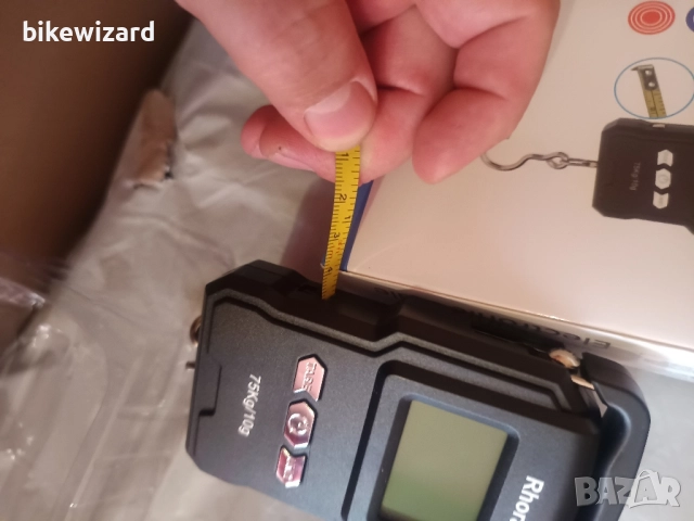 Rhorawill 165lb / 75kg Висящ кантар за багаж Цифров кантар за куфари с ролетка НОВ, снимка 7 - Други стоки за дома - 52395132