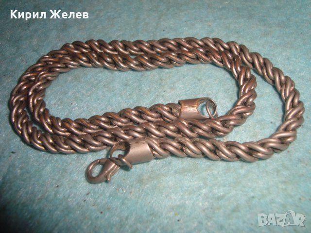 ПОСРЕБРЕН МЕДЕН ЗДРАВ ЛАНЕЦ КЮСТЕК ВЕРИЖКА СИНДЖИРЧЕ 70261 , снимка 12 - Антикварни и старинни предмети - 35323276