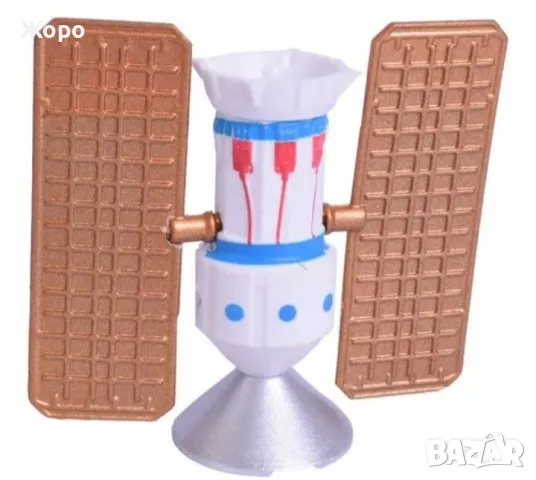 КОСМИЧЕСКА СТАНЦИЯ С КОСМИЧЕСКИ КОРАБИ И КОСМОНАВТИ 04691, снимка 5 - Влакчета, самолети, хеликоптери - 47489132