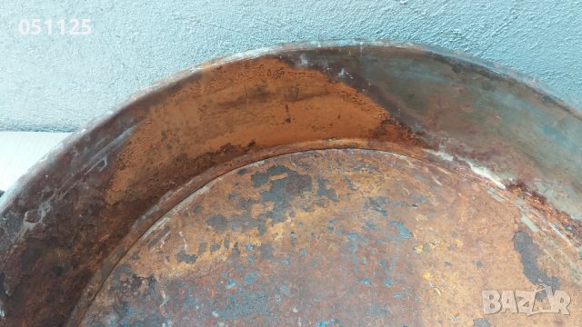 стара голяма тава за печене на агнета, лютеница и др. , снимка 11 - Колекции - 43285372