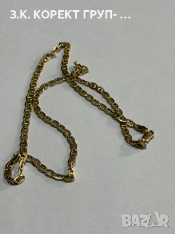 Златен мъжки синджир 14К, снимка 4 - Колиета, медальони, синджири - 52664611