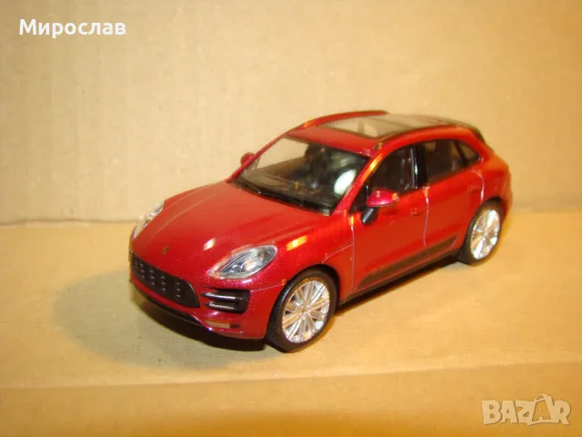 1:43 WELLY PORSCHE MACAN TURBO ИГРАЧКА КОЛИЧКА МОДЕЛ, снимка 6 - Колекции - 48158463