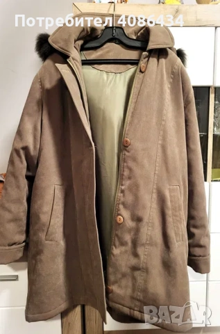 Ново зимно дамско палто (тип канадка), снимка 2 - Якета - 53306487