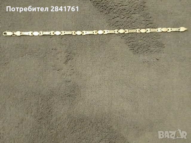 Мъжка сребърна гривна, снимка 9 - Гривни - 43896668