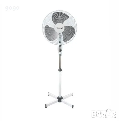 Вентилатор Rosberg, 40W, 40см., бял/сив или бял/син, снимка 2 - Вентилатори - 50007038