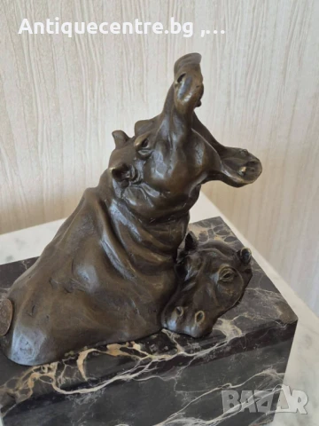 Milo, Изключително реалистична ,бронзова скулптура . , снимка 2 - Статуетки - 50998578