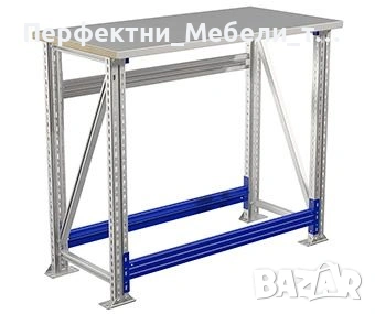 Работна маса с регулиране на височината(през 5см)-за сервиз,производство,гараж,занаятчийско ателие