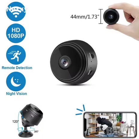 Mini Camera 1080P Wireless WiFi Smart Home Surveillance IP Camera for Indoor, снимка 1