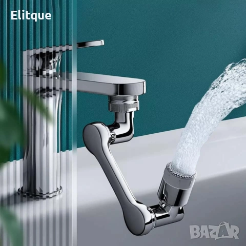 Универсазлен удължителен кран 1080°, изработен от ABS с многослойно покритие и дълъг експлоатационен, снимка 4 - Други стоки за дома - 52906266