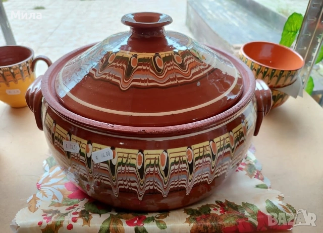 Глинени гювечи и гювечета , снимка 4 - Съдове за готвене - 52639157