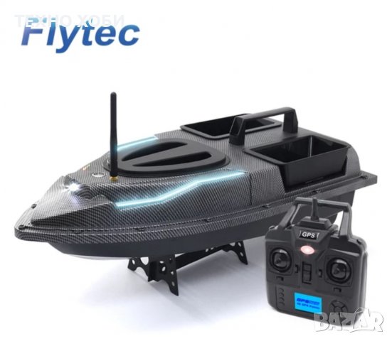 Лодка за захранка карбонова с 40 точков GPS с автопилот, снимка 8 - Такъми - 33610450