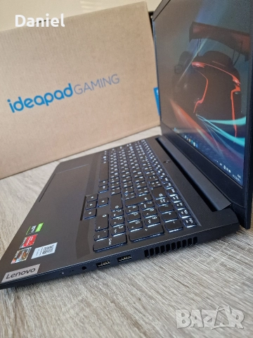 Lenovo Ideapad Gaming 3 R5 5600H/GTX 1650/16GB RAM/512GB SSD, снимка 7 - Лаптопи за игри - 52798227