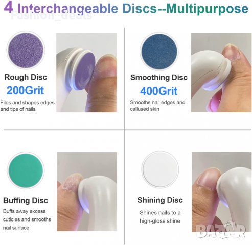 Нова Електрическа пила за нокти маникюр / педикюр ноктопластика, снимка 4 - Други - 38286012